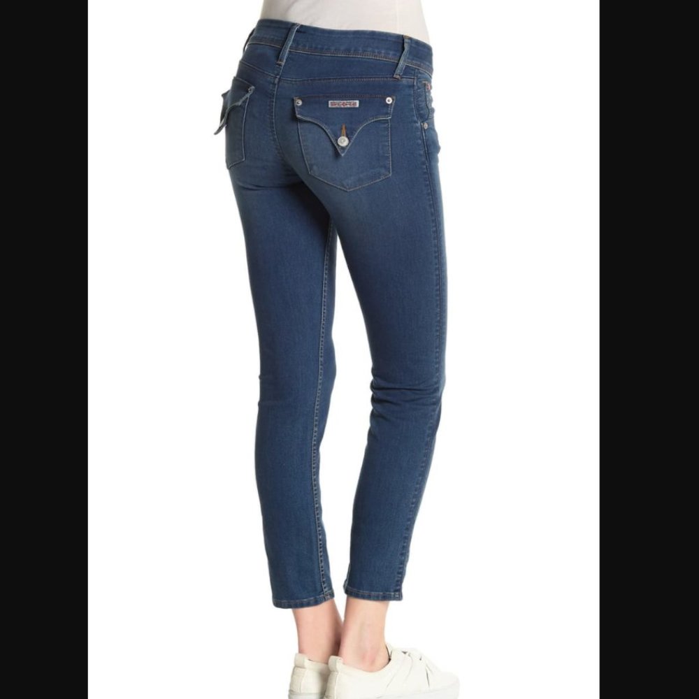 Hudson | Dark Wash Cropped Skinny Jeans